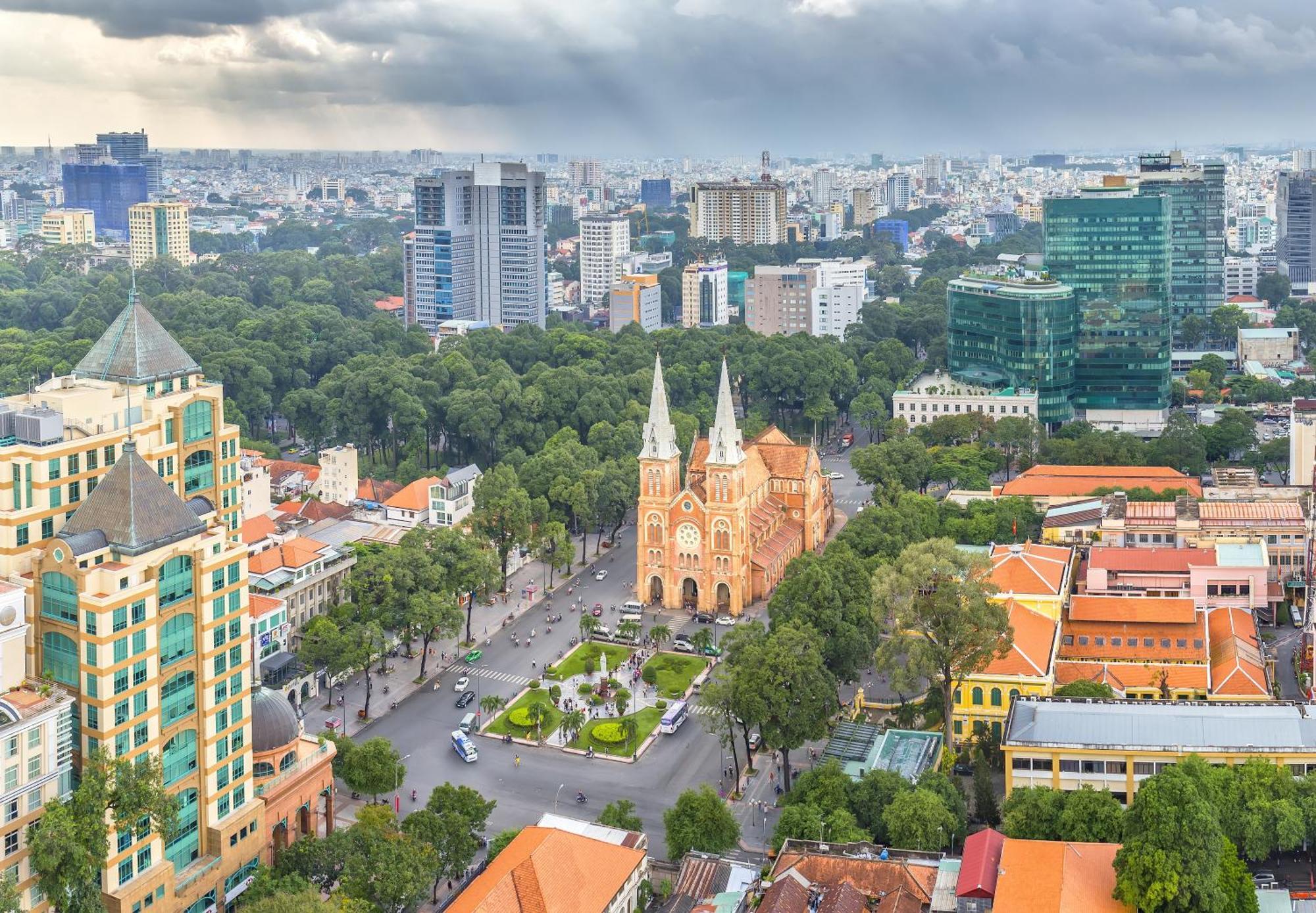 Oakwood Hotel & Apartments Saigon Ho Chi Minh-staden Exteriör bild